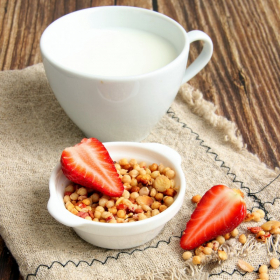 Cereais Muesli Crocante Morango